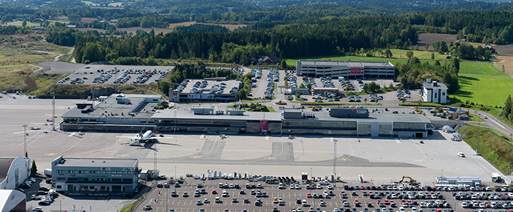 Sandefjord Lufthavn - Torp  Foto: Torp