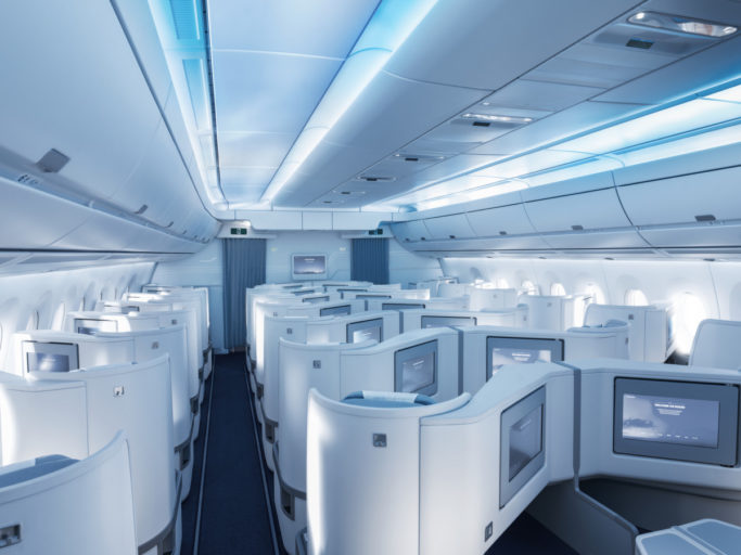 Finnair Airbus A350 business-klasse