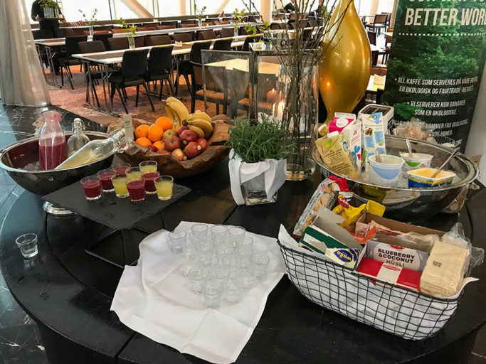 Frokost hos Clarion Hotel & Congress Trondheim