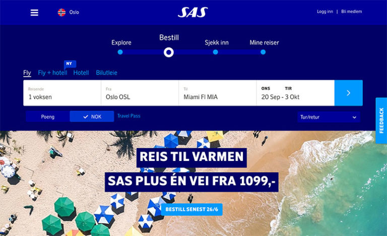 SAS risikerer bøter for sin nye nettside