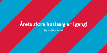 Nå har Norwegians høstsalg startet!