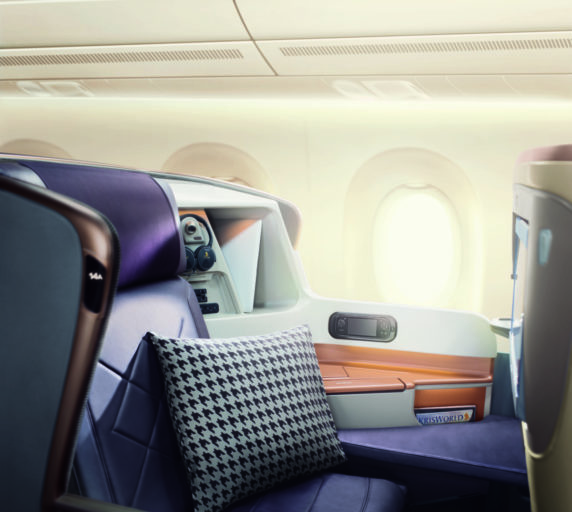 Singapore Airlines Business Class i Airbus A350