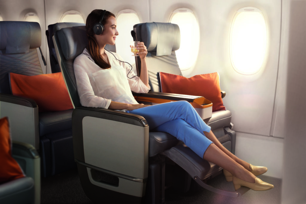 Singapore Airlines Premium Economy Class i Airbus A350