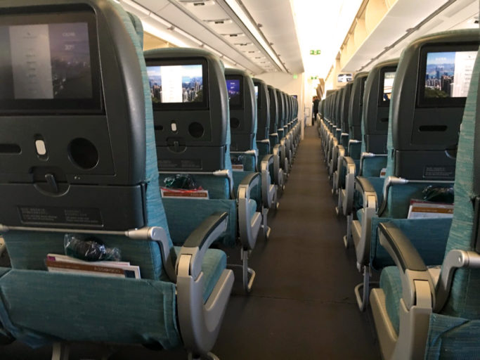 Cathay Pacific Airbus A350-900 Economy Class