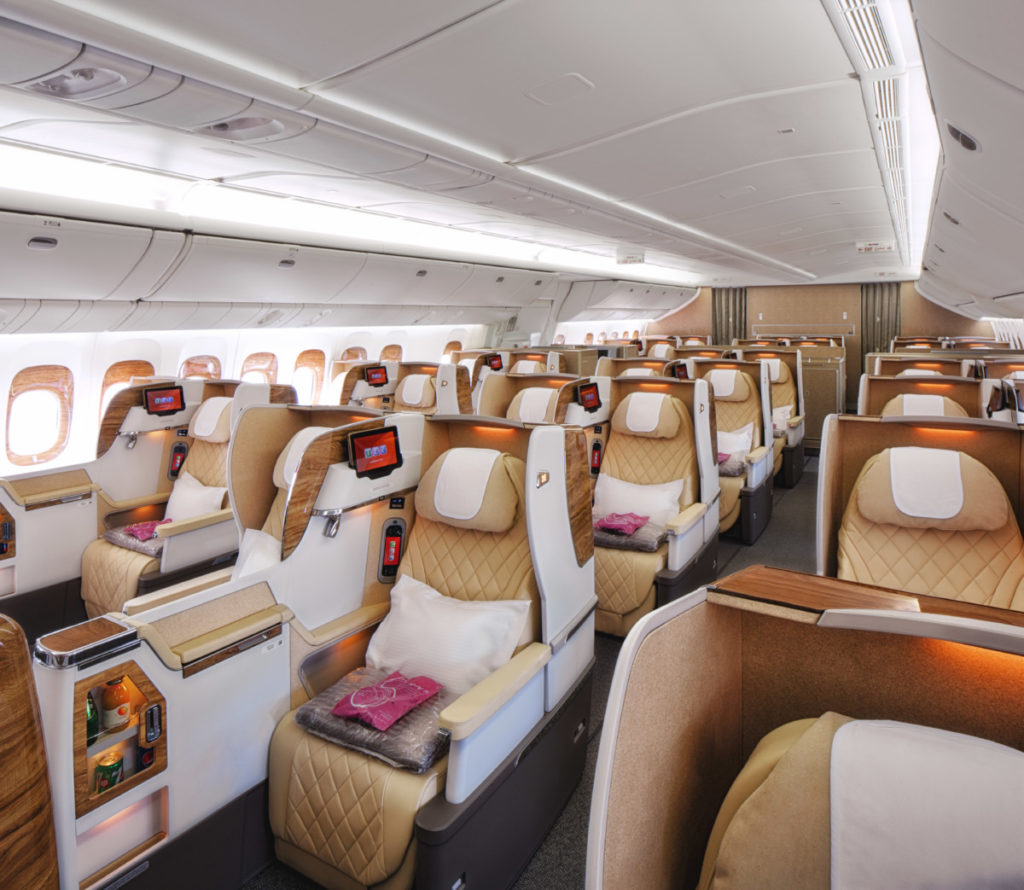 Boeing 777-200LR business class