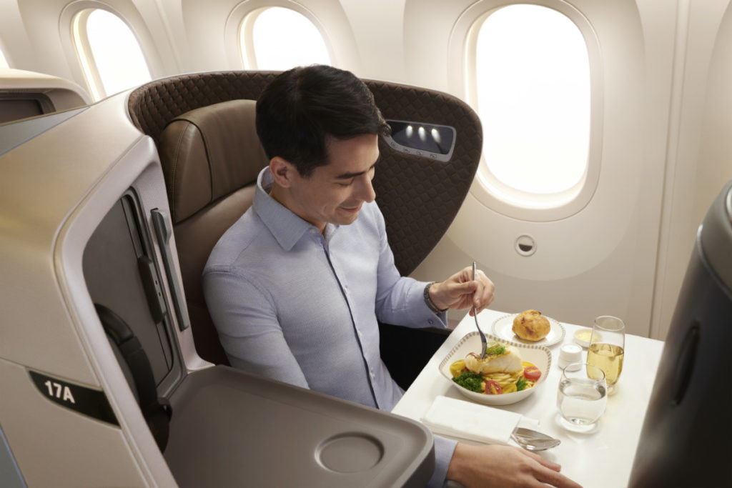 Singapore Airlines Business Class