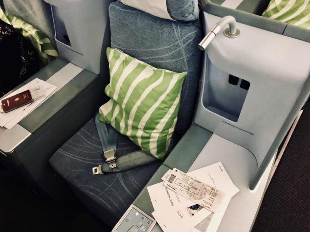 Finnair Business Class kabin
