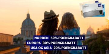 SAS EuroBonus poengrabatt