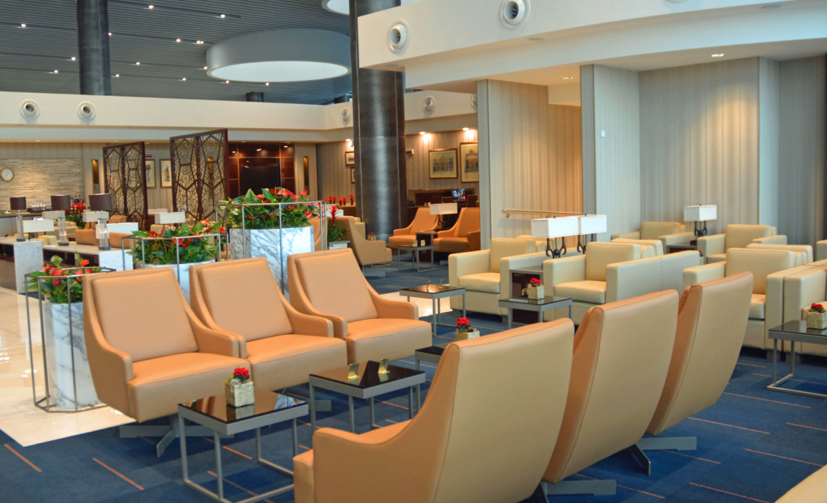 Emirates lounge Roma