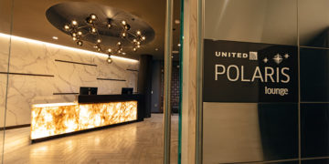 United Polaris lounge LAX