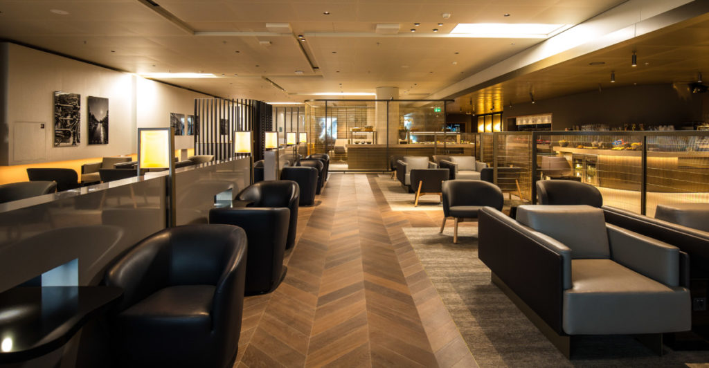 The new Star Alliance lounge at Amsterdam AMS airport