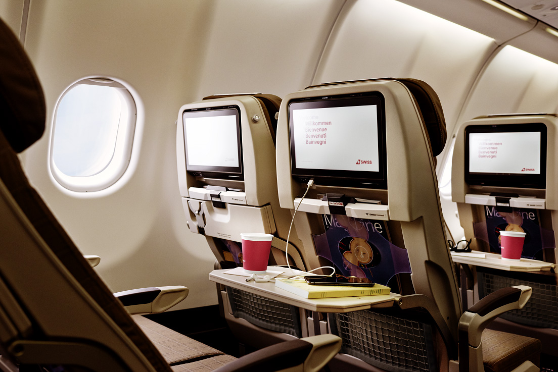 SWISS Airbus A340 Economy Class