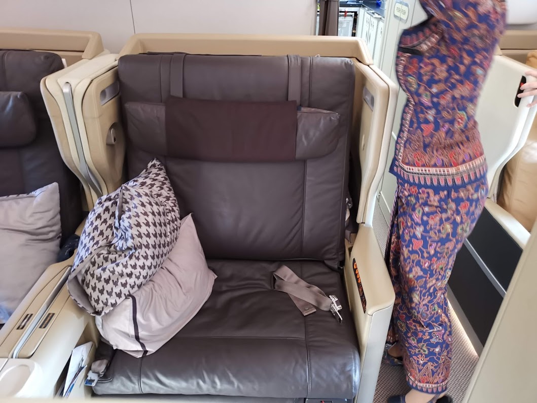 Singapore Airlines Business Class Airbus A380