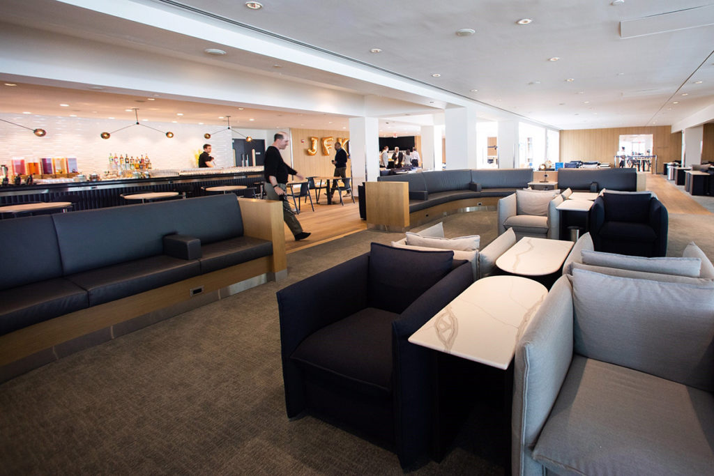 British Airways Club lounge JFK