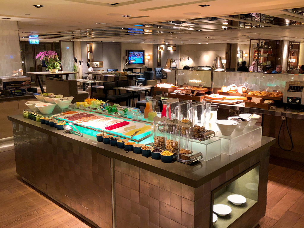 Executive Club Lounge frokostbuffet