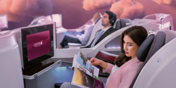 Qatar Airways business class-kampanje til Asia