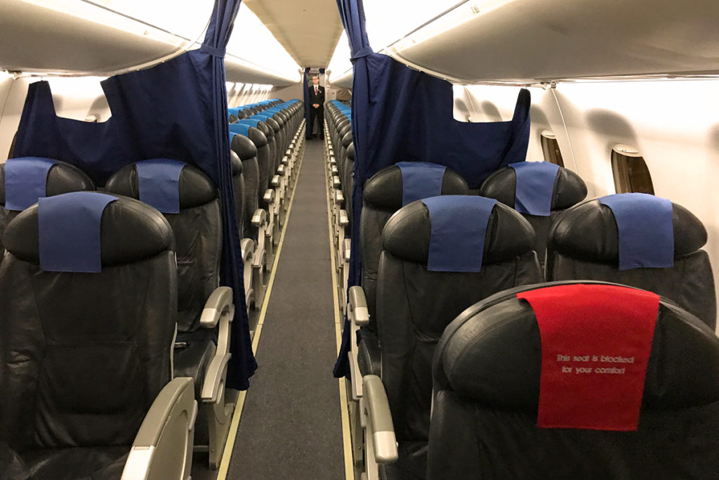 LOT Business Class Embraer 175