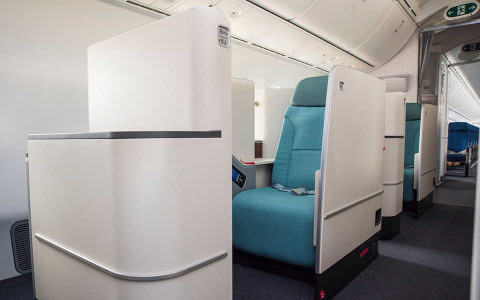 Korean Air Boeing 787-9 Dreamliner business class