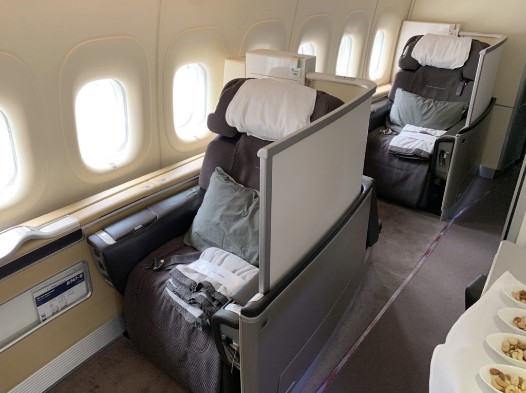 Lufthansa First Class-kabin Boeing 747-8i