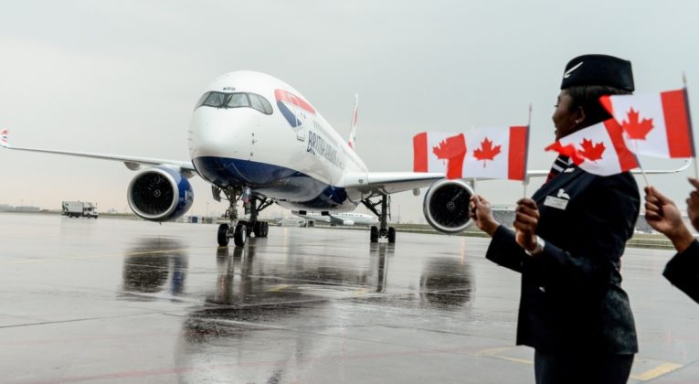 British Airways Airbus A350, Toronto, Canada