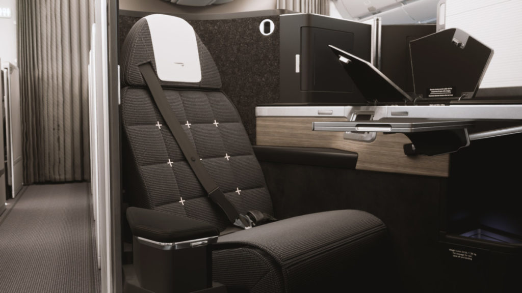 British Airways Boeing 787 First Class