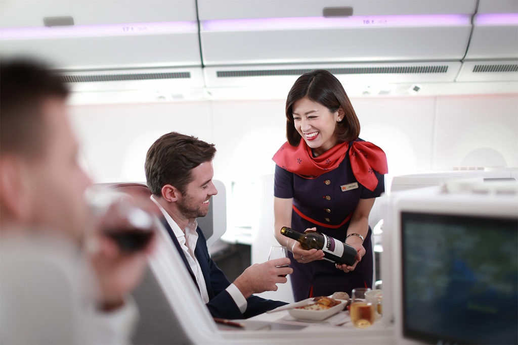 Hong Kong Airlines Business Class service