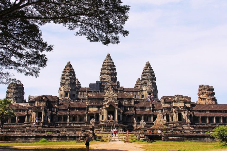 Angkor Wat-tempelet i Siem Reap, Kambodsja