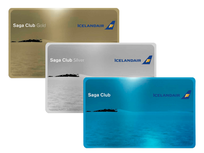 Icelandair Saga Club medlemskort