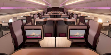 Qatar Airways Qsuite business class