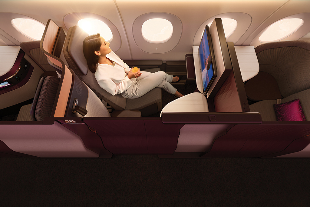 Qatar Airways Qsuite business class