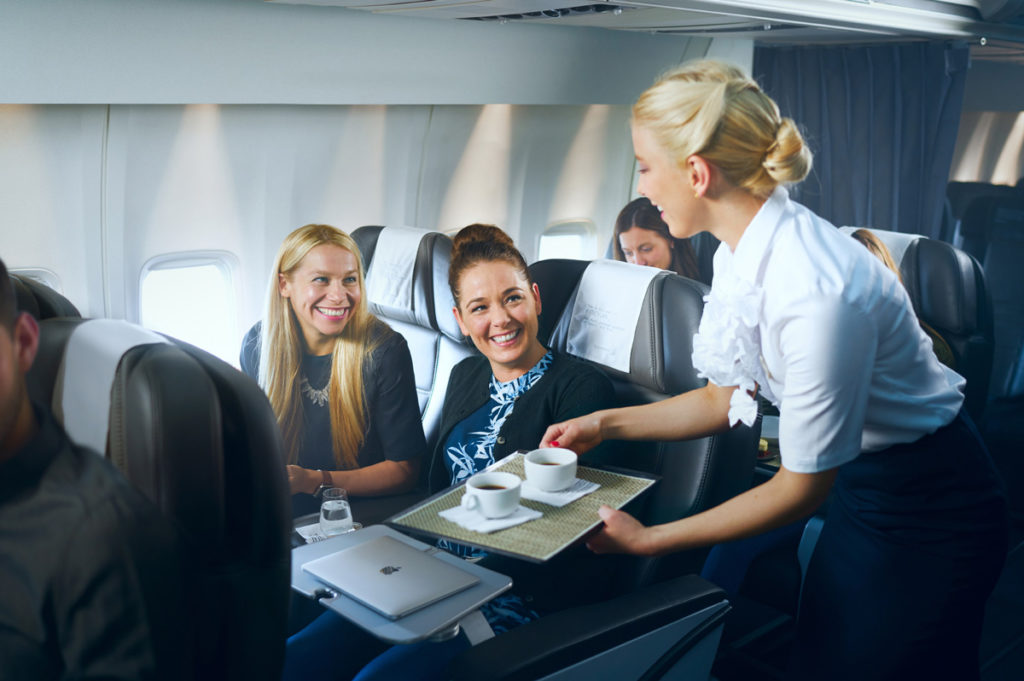 Icelandair Saga Premium business class
