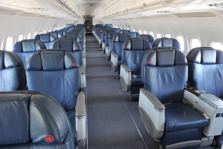 Air Canada Jetz Airbus A319 all-business class