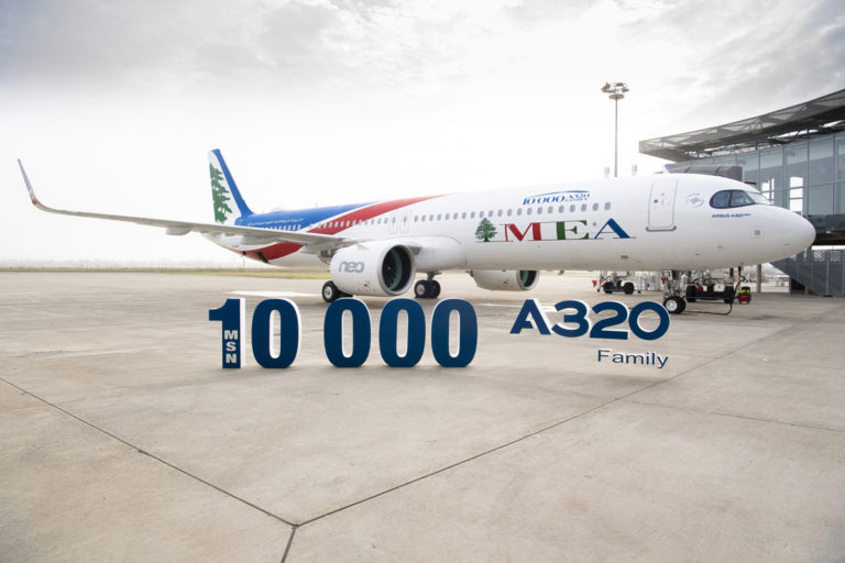 Airbus har levert A320-maskin nummer 10 000