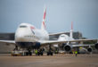 British Airways Boeing 747 tar av fra London Heathrow for aller siste gang